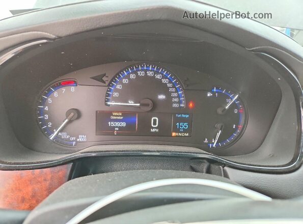1G6AX5SS6G0131443 2016 CADILLAC CTS Black Widok zestawu wskaźników