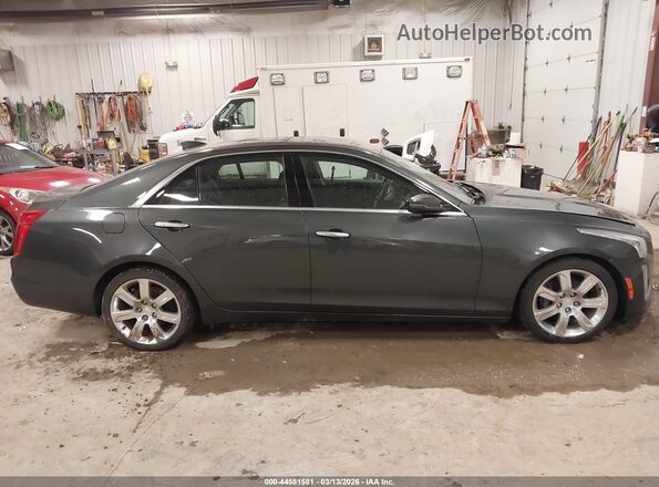 1G6AX5SX6G0197678 2016 CADILLAC CTS Gray Widok wnętrza z tyłu