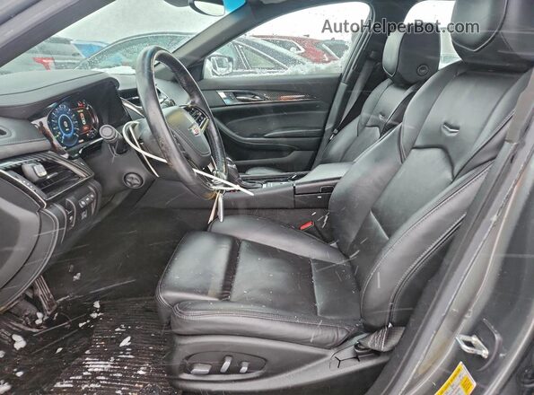 1G6AY5SS0G0134075 2016 CADILLAC CTS Gray Вид салону спереду