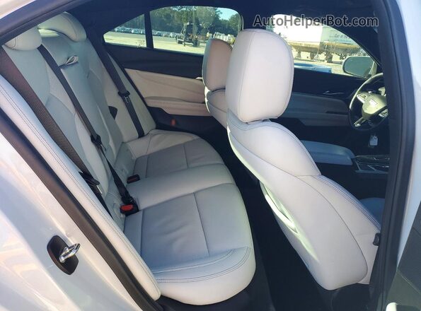1G6D45RK0M0134247 2021 CADILLAC CT4 White Vista de los asientos traseros