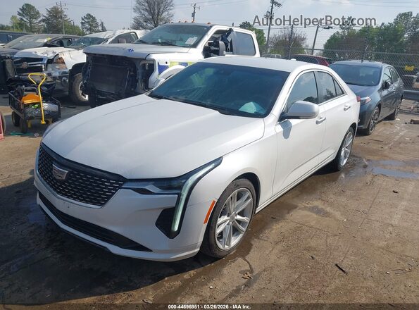 1G6DA5RK4R0126927 2024 CADILLAC CT4 Белый Передняя левая четверть