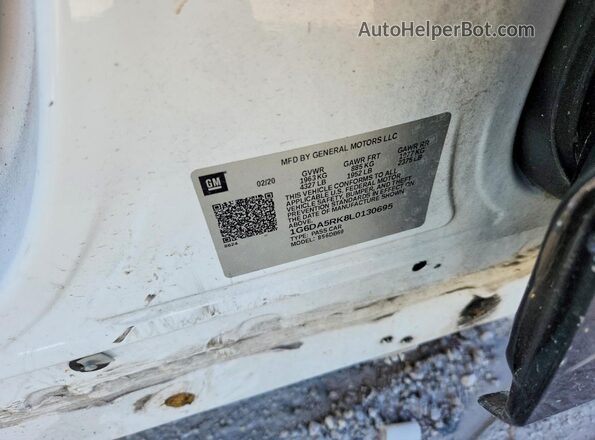 1G6DA5RK8L0130695 2020 CADILLAC CT4 White Engine compartment view
