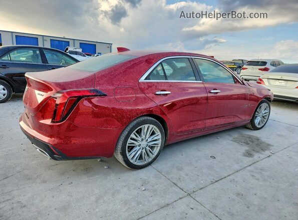 1G6DB5RK2N0121619 2022 CADILLAC CT4 Красный Задняя правая четверть