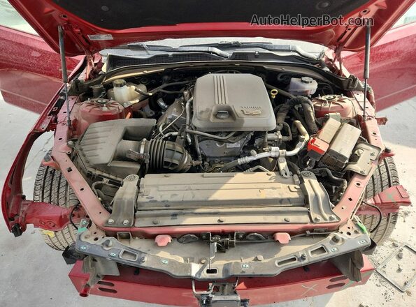 1G6DB5RK2N0121619 2022 CADILLAC CT4 Красный Вид задней части салона