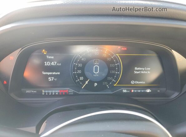 1G6DB5RK2P0115466 2023 CADILLAC CT4 Синий Вид щитка приборов