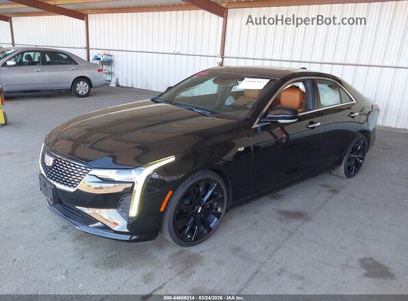 1G6DB5RKXM0121043 2021 CADILLAC CT4 Черный Передняя левая четверть