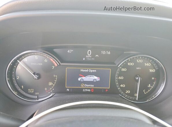 1G6DB5RKXP0108068 2023 CADILLAC CT4 White Vista del cuadro de instrumentos