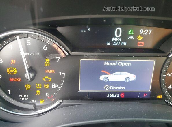 1G6DF5RK0P0128253 2023 CADILLAC CT4 White Вид щитка приладів