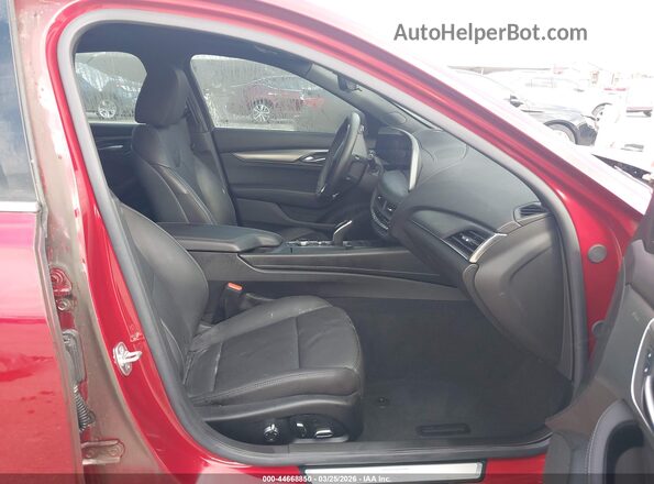 1G6DN5RK0S0116583 2025 CADILLAC CT5 Red Widok wnętrza z przodu