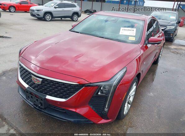 1G6DN5RK0S0116583 2025 CADILLAC CT5 Red Widok z przodu