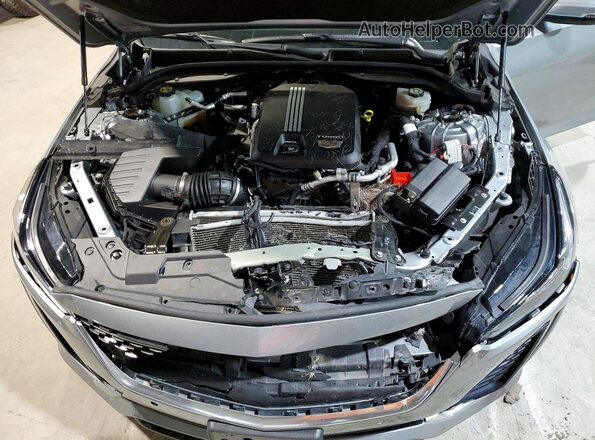 1G6DN5RK4P0122362 2023 CADILLAC CT5 Silver Widok wnętrza z tyłu