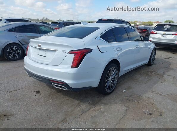 1G6DN5RK4T0106298 2026 CADILLAC CT5 White Задня права чверть