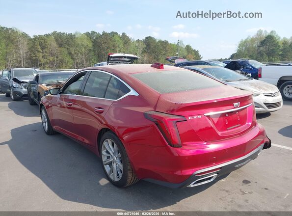 1G6DN5RK7T0102505 2026 CADILLAC CT5 Red Задня ліва чверть