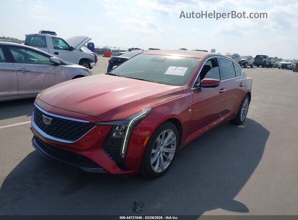 1G6DN5RK7T0102505 2026 CADILLAC CT5 Red Передня ліва чверть