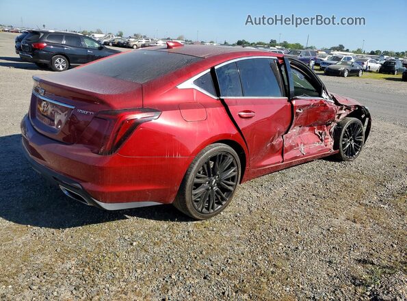 1G6DN5RW1P0121379 2023 CADILLAC CT5 Burgundy Հետևի աջ