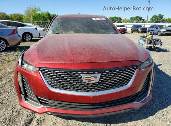 1G6DN5RW1P0121379 2023 CADILLAC CT5 Burgundy Դիմացի տեսք