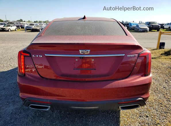 1G6DN5RW1P0121379 2023 CADILLAC CT5 Burgundy Հետևի տեսք