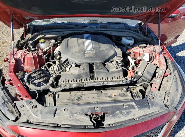 1G6DN5RW1P0121379 2023 CADILLAC CT5 Burgundy Սալոնի հետևի տեսք