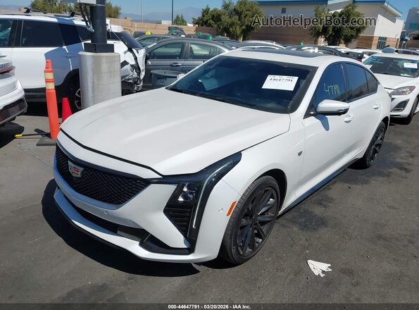 1G6DP5RK1S0115808 2025 CADILLAC CT5 White Przód lewy
