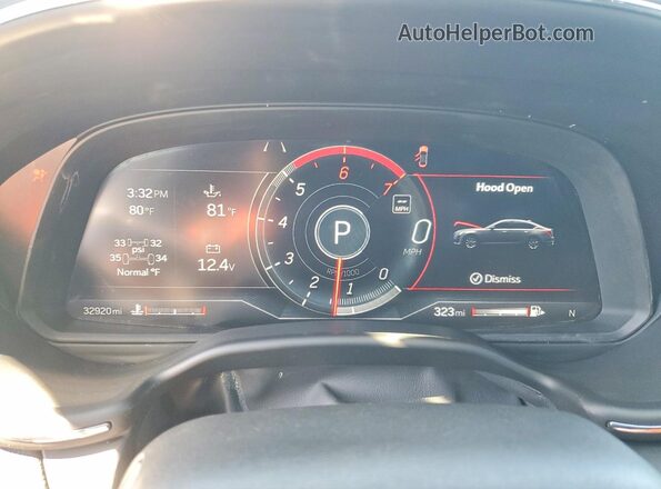 1G6DP5RK9P0118415 2023 CADILLAC CT5 Gray Vista del cuadro de instrumentos