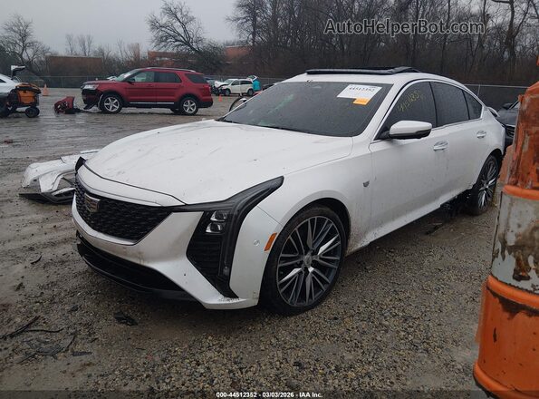 1G6DS5RW0S0103621 2025 CADILLAC CT5 White Przód lewy