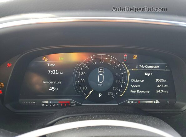 1G6DT5RK5R0102503 2024 CADILLAC CT5 White Vista del cuadro de instrumentos