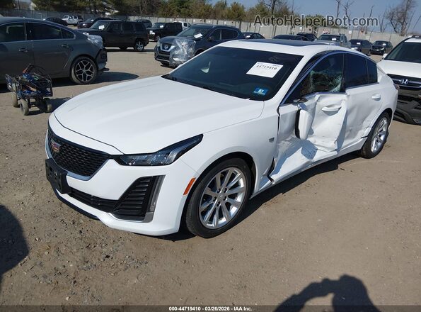 1G6DW5RK2L0125946 2020 CADILLAC CT5 Белый Передняя левая четверть