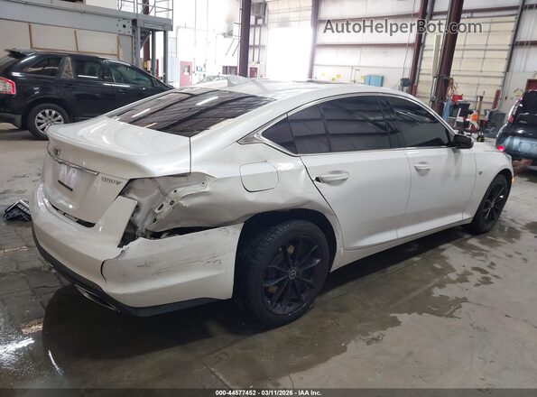 1G6DX5RK2M0112807 2021 CADILLAC CT5 White უკანა მარჯვენა