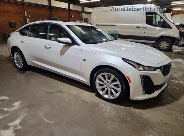 1G6DX5RK2M0134239 2021 CADILLAC CT5 White Передня права чверть