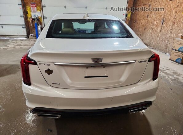 1G6DX5RK2M0134239 2021 CADILLAC CT5 White Вид ззаду