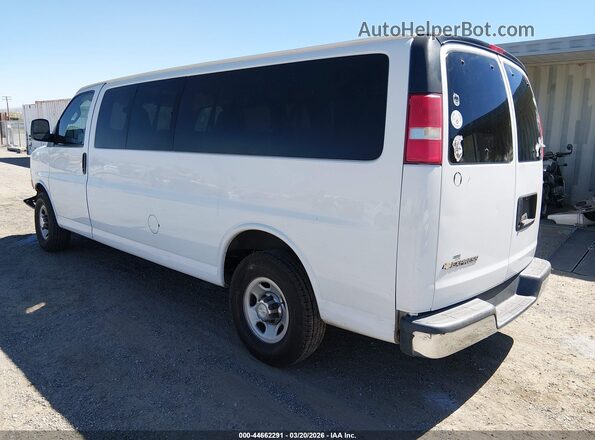1GAZGPFG1K1248571 2019 CHEVROLET EXPRESS White Trasero izquierdo