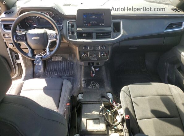 1GBSCLEDXMR296325 2021 CHEVROLET TAHOE White Dashboard view