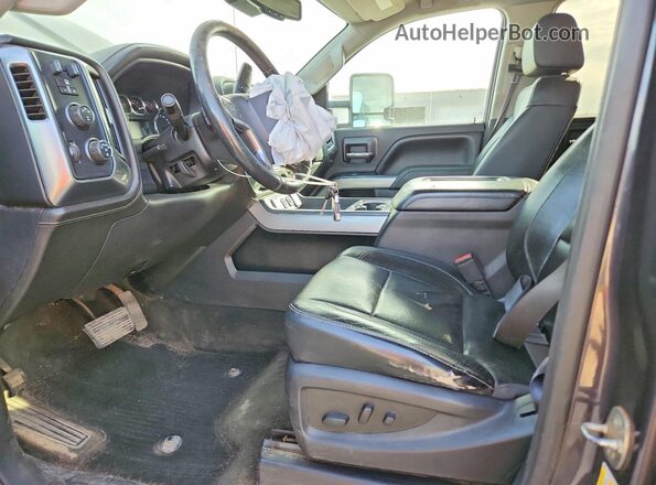 1GC1KWE80GF193080 2016 CHEVROLET SILVERADO Gray Vista interior delantera
