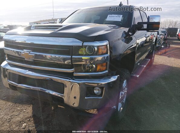 1GC1KWEY7JF184089 2018 CHEVROLET SILVERADO Black Przód lewy