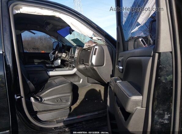 1GC1KWEY7JF184089 2018 CHEVROLET SILVERADO Black Widok wnętrza z przodu