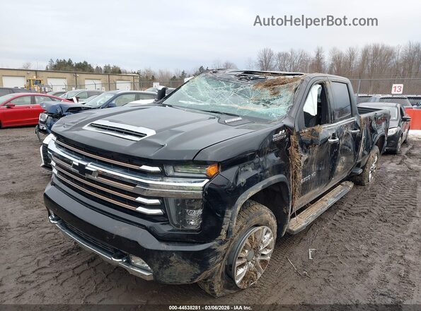 1GC1YREY7NF338113 2022 CHEVROLET SILVERADO Black Դիմացի տեսք