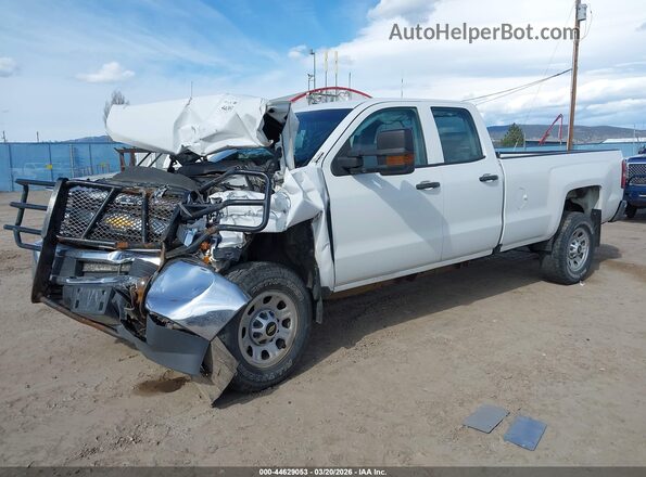 1GC2KUEG7JZ253135 2018 CHEVROLET SILVERADO Белый Передняя левая четверть