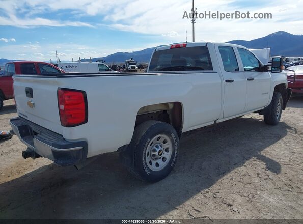 1GC2KUEG7JZ253135 2018 CHEVROLET SILVERADO Белый Задняя правая четверть