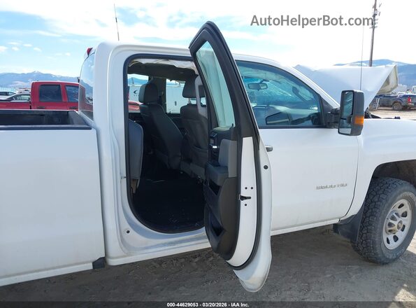 1GC2KUEG7JZ253135 2018 CHEVROLET SILVERADO Белый Вид наклейки с VIN-кодом