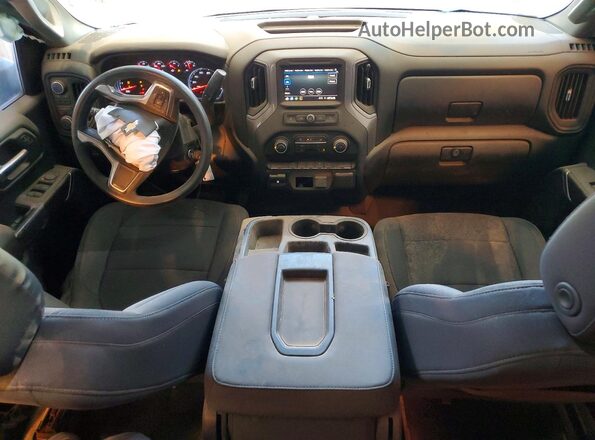 1GC2YLE70PF251729 2023 CHEVROLET SILVERADO Белый Вид панели приборов