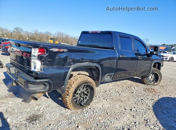 1GC4YME79MF260858 2021 CHEVROLET SILVERADO Black Tył prawy