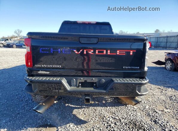 1GC4YME79MF260858 2021 CHEVROLET SILVERADO Black Widok z tyłu