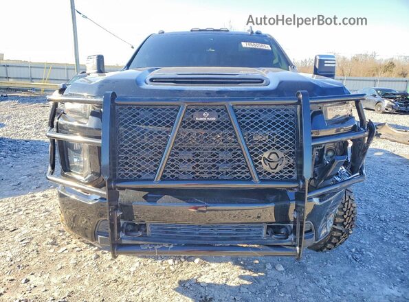 1GC4YME79MF260858 2021 CHEVROLET SILVERADO Black Widok z przodu