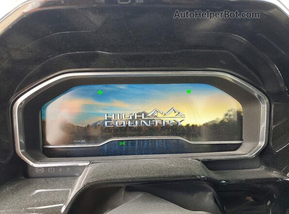 1GC4YREY3RF310697 2024 CHEVROLET SILVERADO White Instrument cluster view