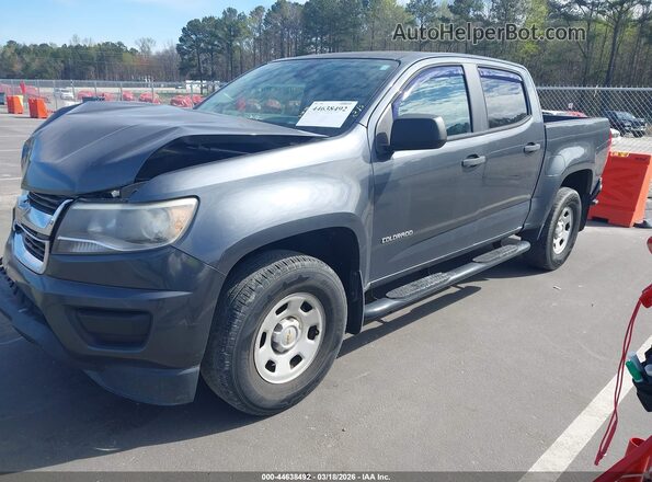 1GCGSBE38G1291469 2016 CHEVROLET COLORADO Серый Передняя левая четверть