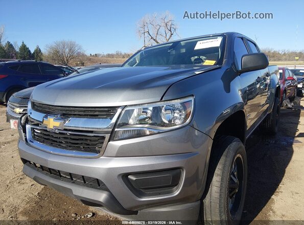 1GCGSBEA0K1139662 2019 CHEVROLET COLORADO Gray Առջևի ձախ երեք քառորդ տեսարան