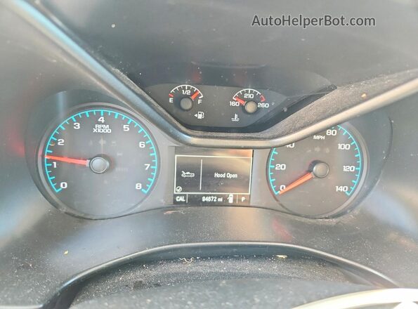 1GCGSBEA2M1171676 2021 CHEVROLET COLORADO Red Widok zestawu wskaźników