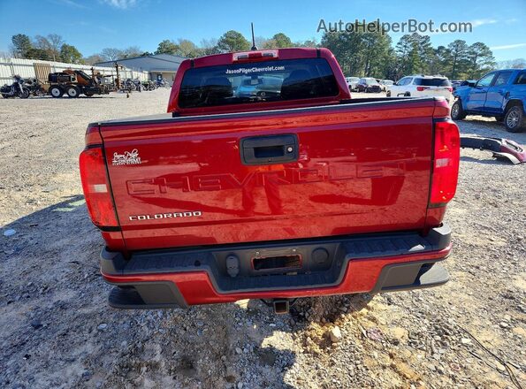 1GCGSBEA2M1171676 2021 CHEVROLET COLORADO Red Widok z tyłu