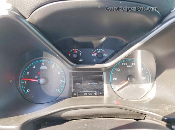 1GCGSBEA5M1177388 2021 CHEVROLET COLORADO Silver Instrument cluster view