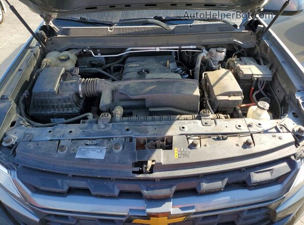 1GCGSBEA5M1177388 2021 CHEVROLET COLORADO Silver Rear interior view